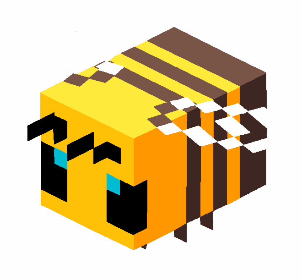Minecraft Bee Template Printable And Enjoyable Learning