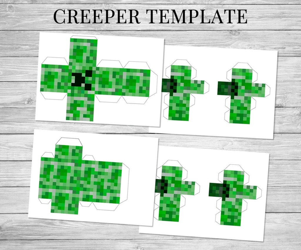 Minecraft Papercraft Printable