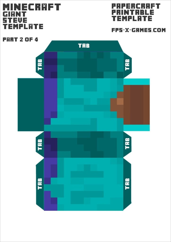 Minecraft Papercraft Printables