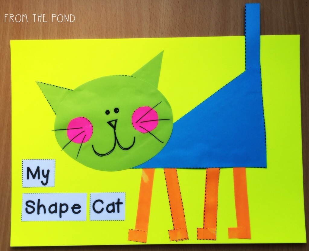 More 2D Shape Animal Crafts A Fox Freebie From The Pond
