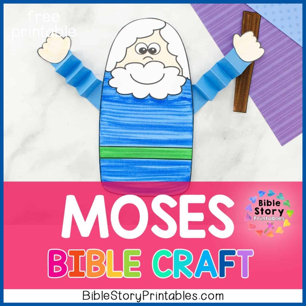 Moses Parts The Red Sea Bible Craft Bible Story Printables