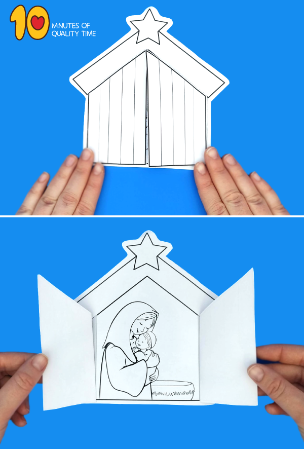 Mother Mary And Baby Jesus Craft 10 Minutes Of Quality Time
