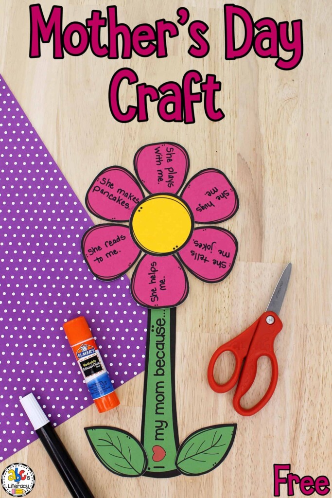 Mothers Day Craft Template