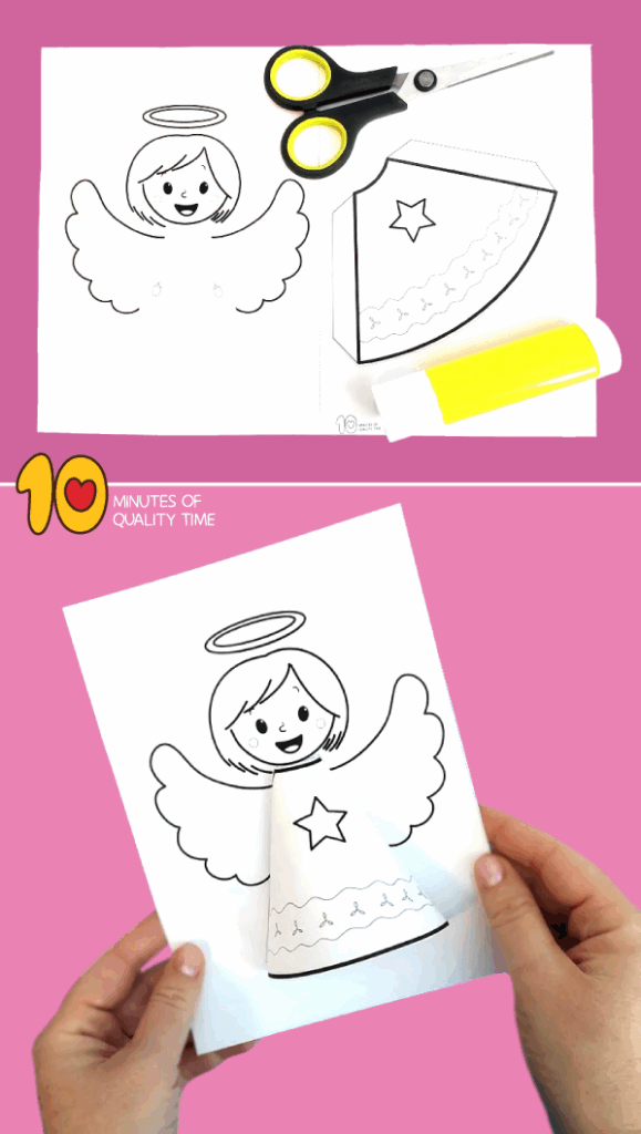 Paper Angel Craft 10 Minutes Of Quality Time
