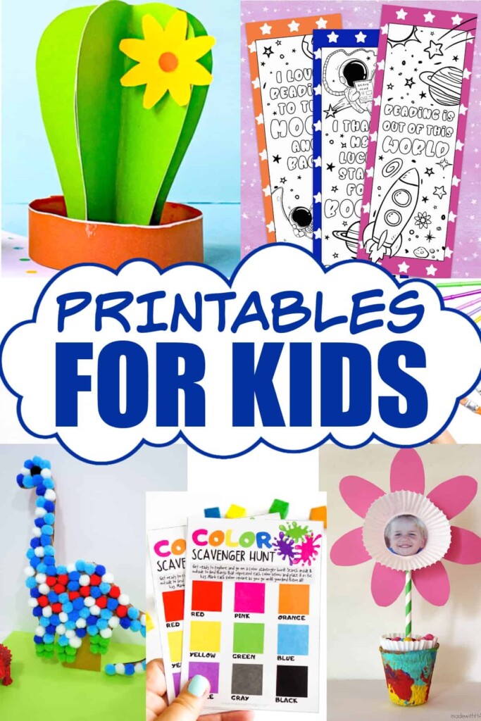 Paper Crafts For Kids Printable