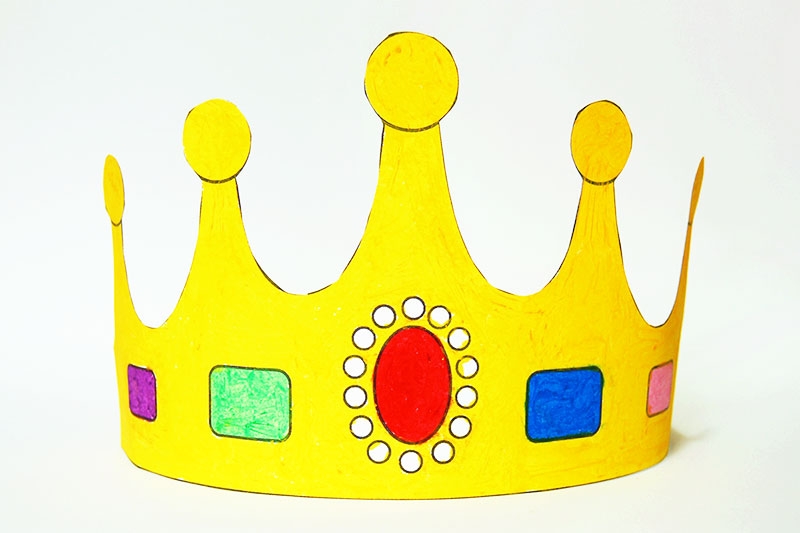 Paper Crown Template For Kids PDF Template