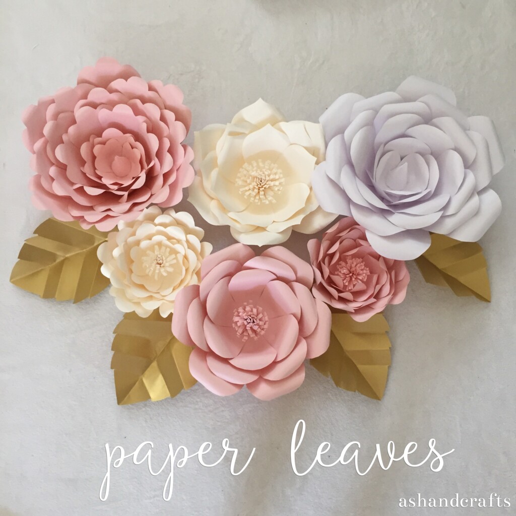 Paper Leaves Ash And Crafts