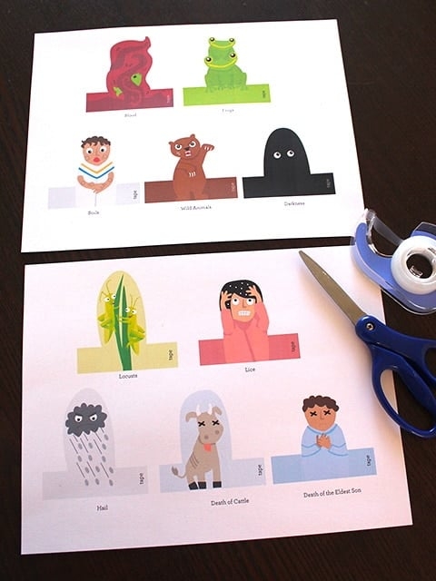 Passover Finger Puppets Ten Plagues Craft For Kids Tori Avey