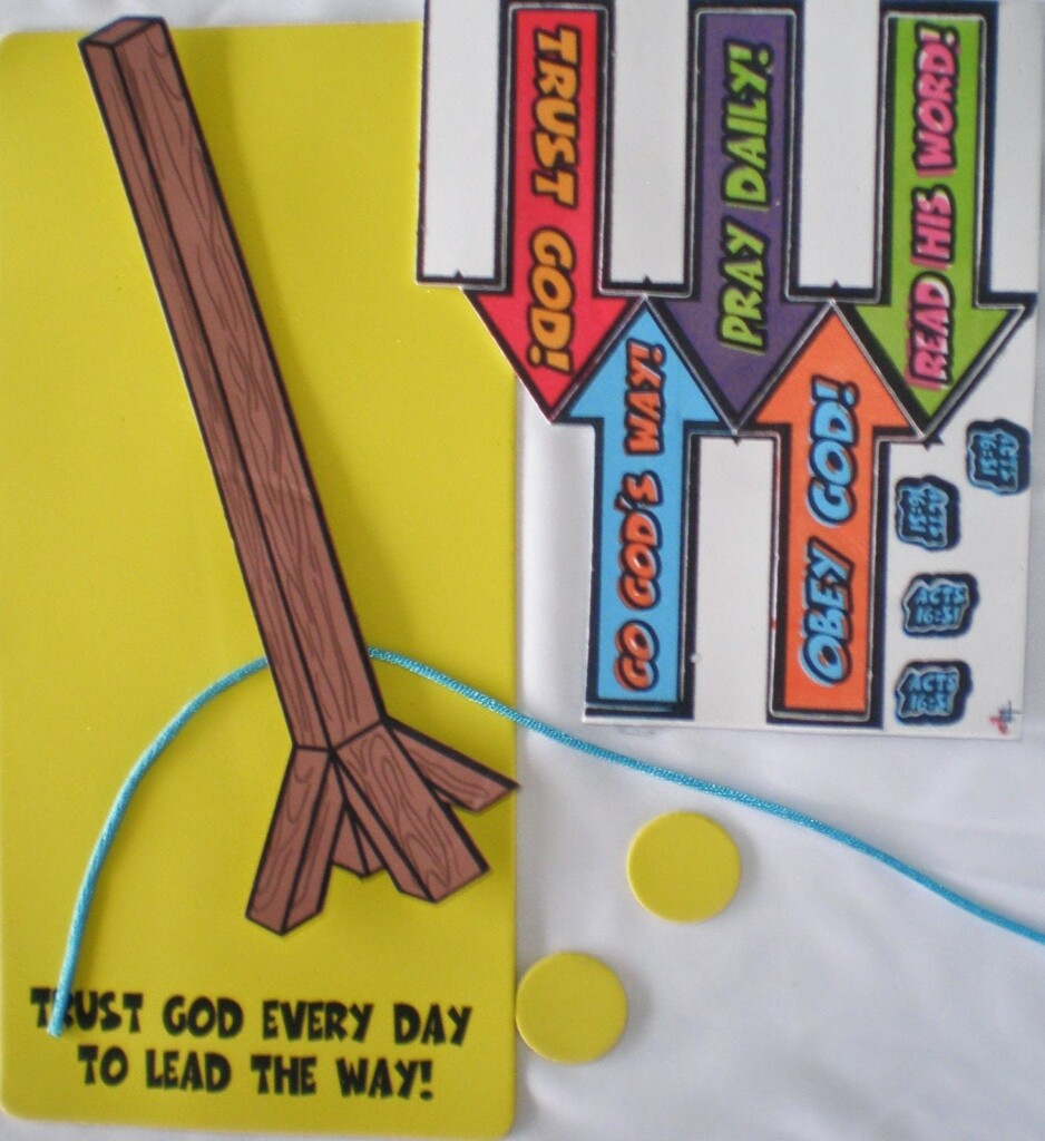 Petersham Bible Book Tract Depot I Trust God Sign Craft Kit