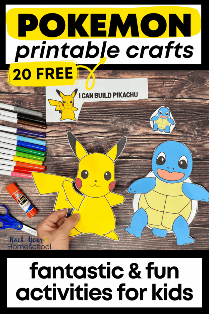 Pokemon Crafts For Kids 20 Free Rock Your Homeschool