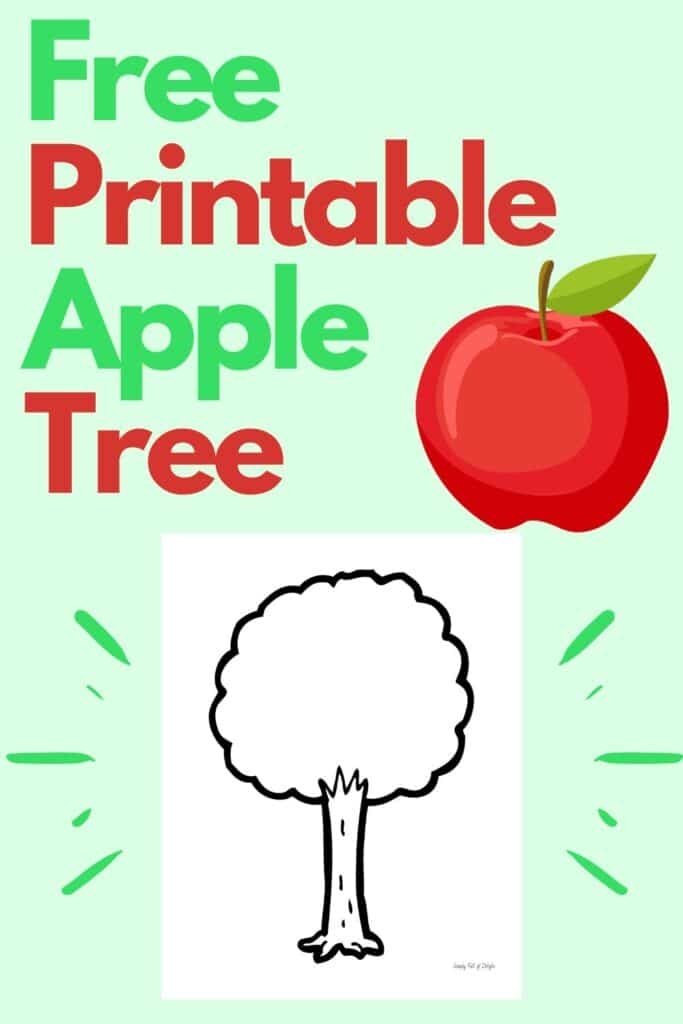 Preschool Apple Tree Craft with Free Printable Apple Tree Simply 