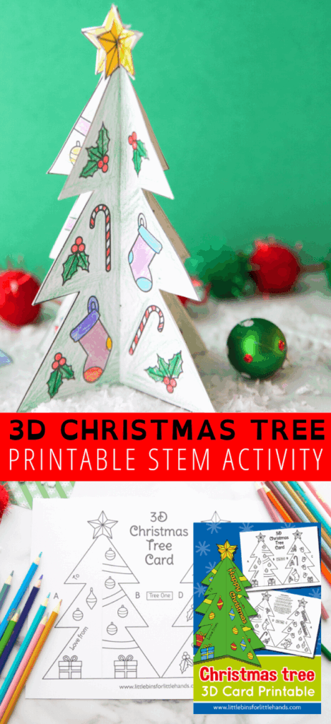 Printable 3d Paper Christmas Trees