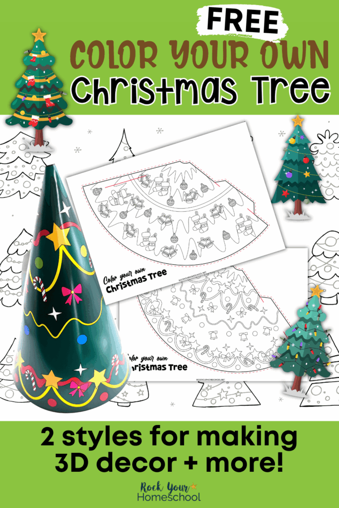 Printable 3d Paper Christmas Trees
