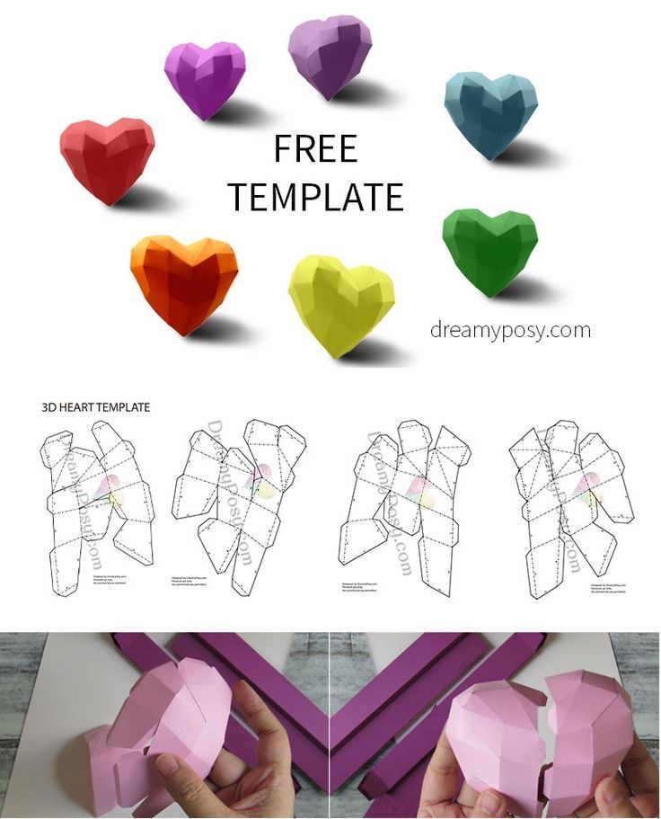 Printable 3d Paper Crafts Templates Free