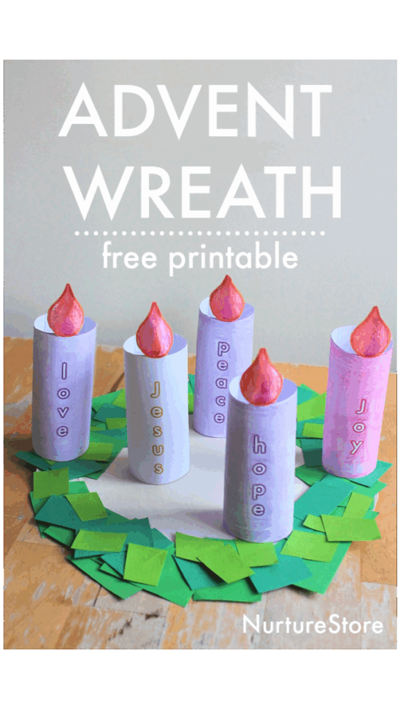 Printable Advent Wreath Craft Printable Templates Free