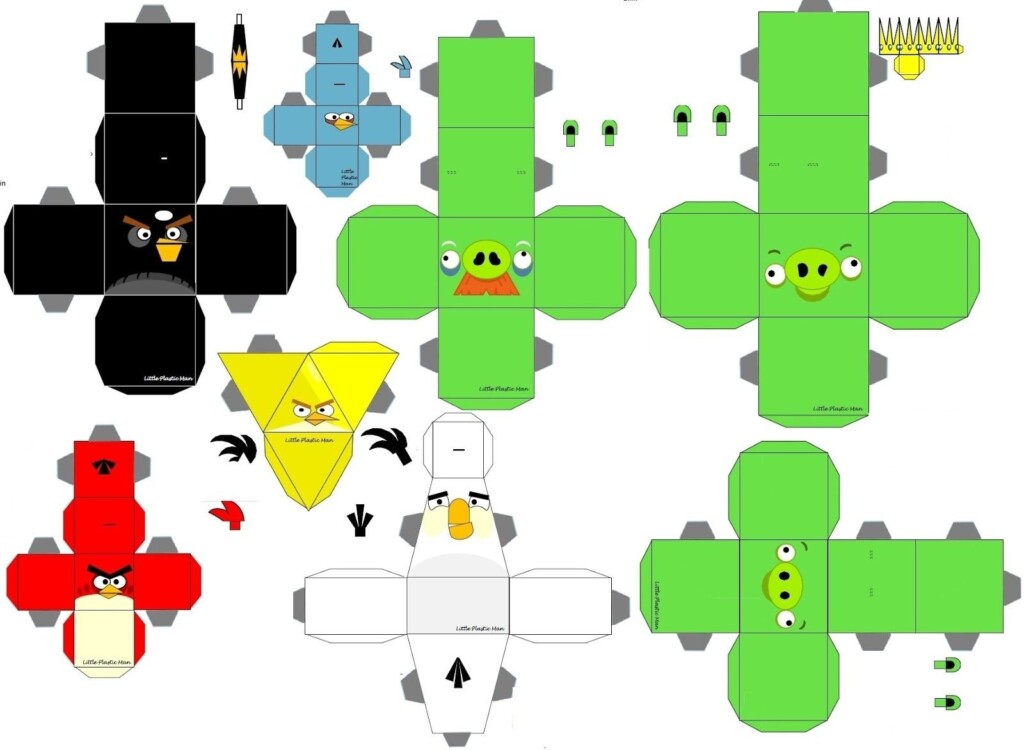 Printable Angry Birds Papercraft Printable Papercrafts Printable 