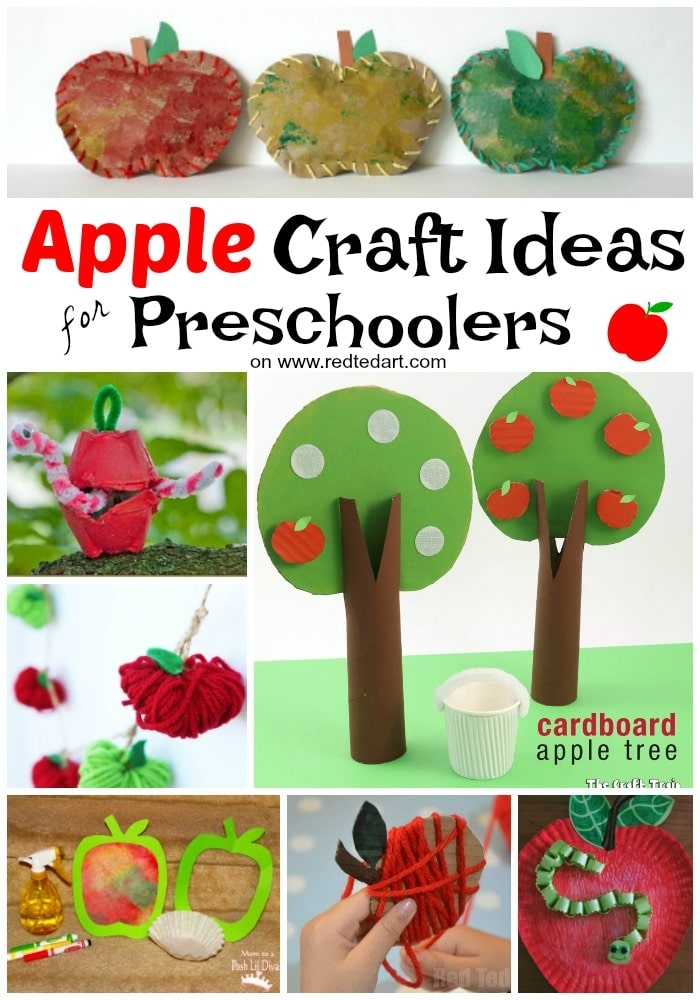 Printable Apple Preschool Craft