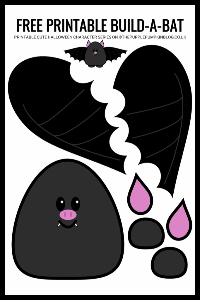 Printable Bat Hat Template