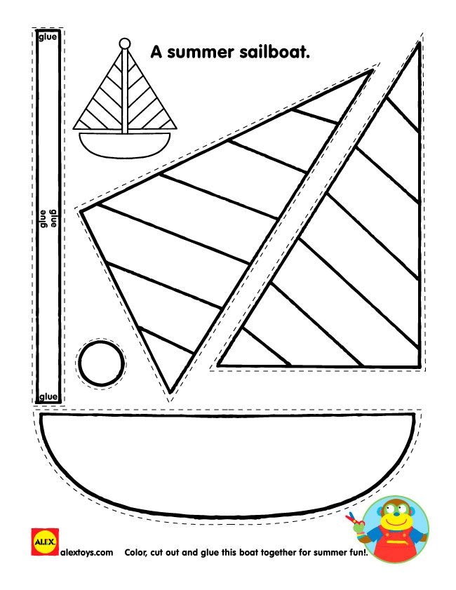 Printable Beach Themed Activity Sheets AlexBrands Free