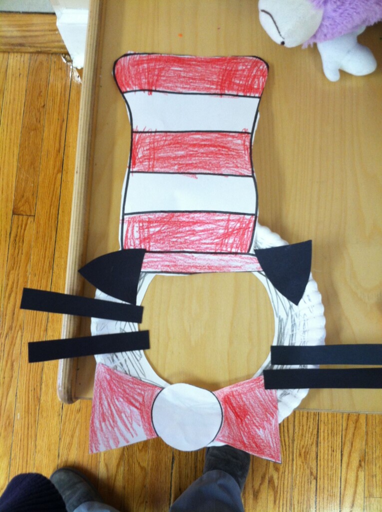 Printable Cat In The Hat Craft