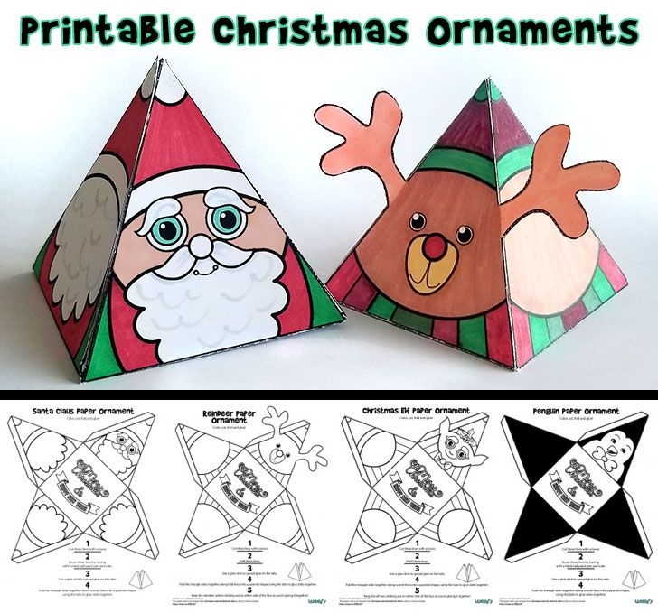 Printable Christmas Ornaments Artofit