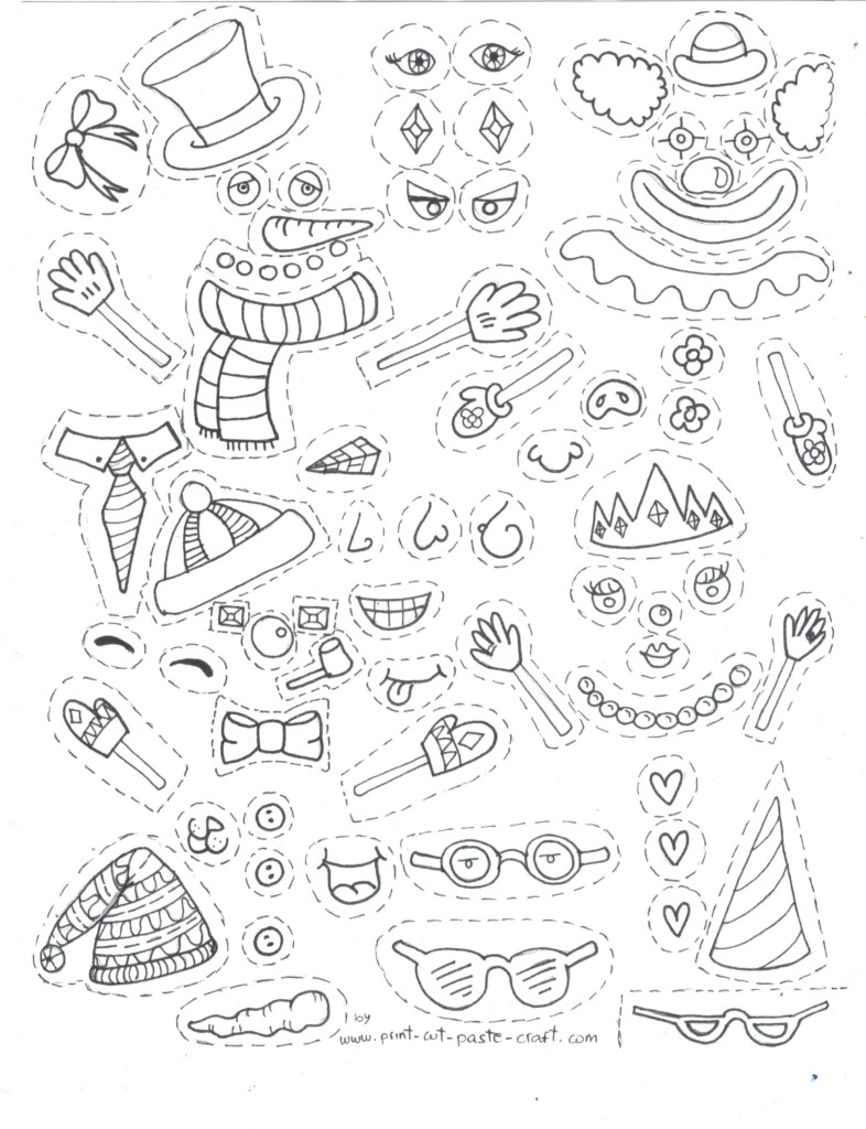 Printable Cut And Paste Crafts