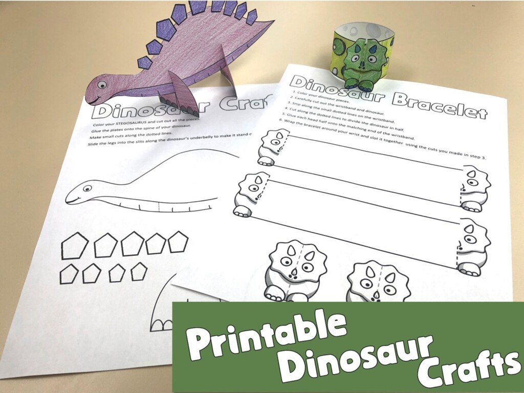 Printable Dinosaur Craft