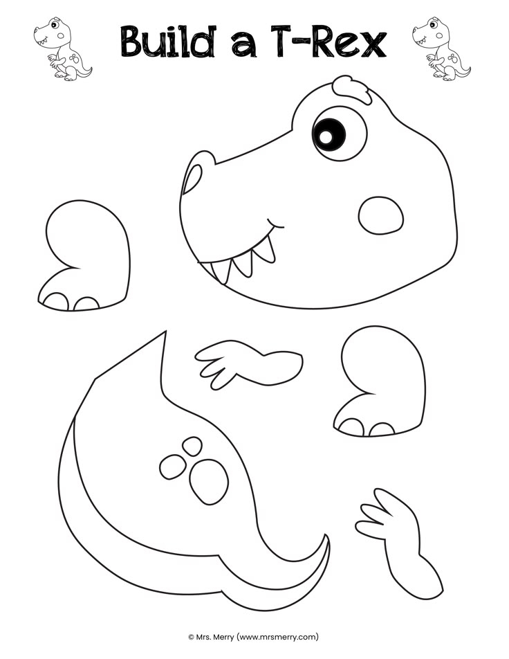 Printable Dinosaur Crafts For Kids