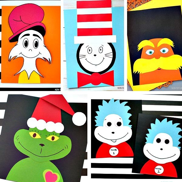 Printable Dr Seuss Crafts Printable New Year Banners