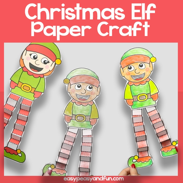 Printable Elf Christmas Craft Easy Peasy And Fun