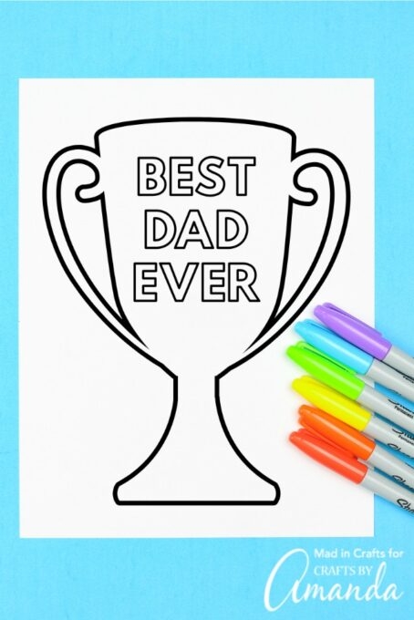 Printable Father 39 s Day Card Crafts By Amanda