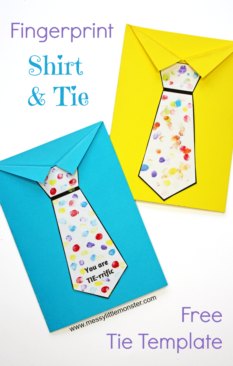 Printable Father 39 s Day Tie Craft