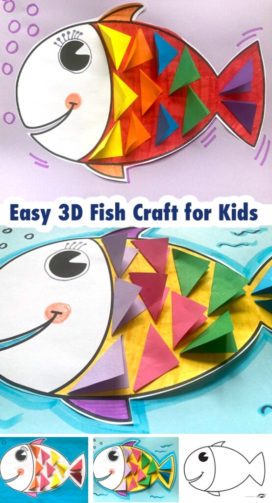 Printable Fish Template For Preschool