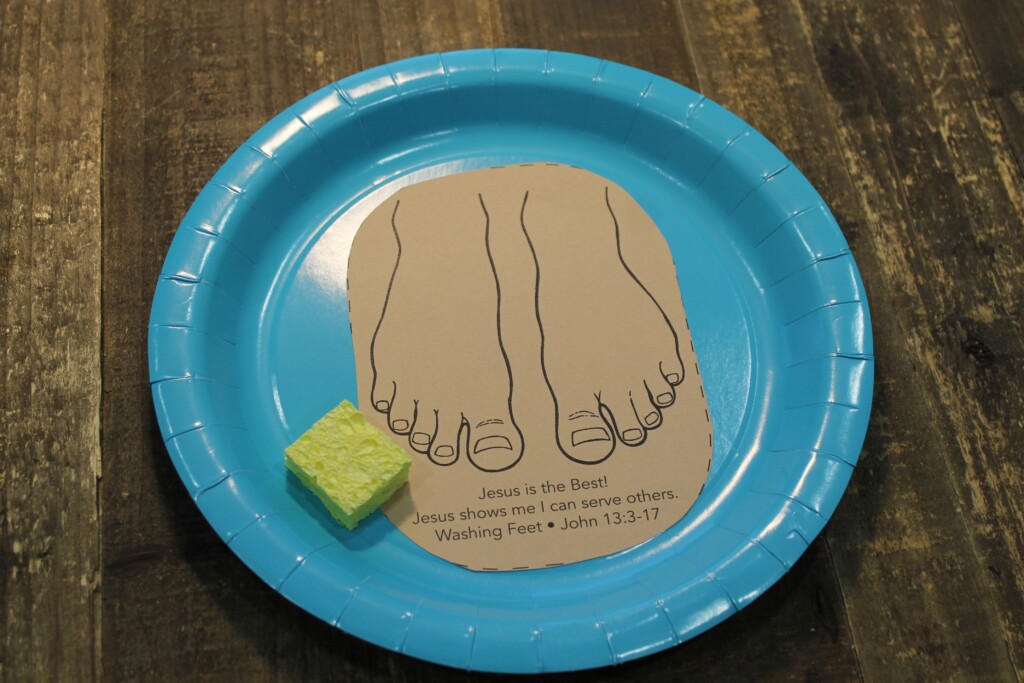 Printable Foot Washing Craft Printable Free Templates