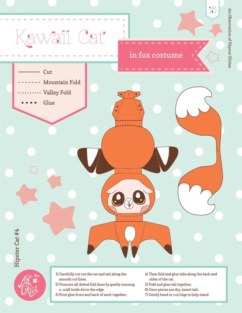 Printable Kawaii Paper Crafts