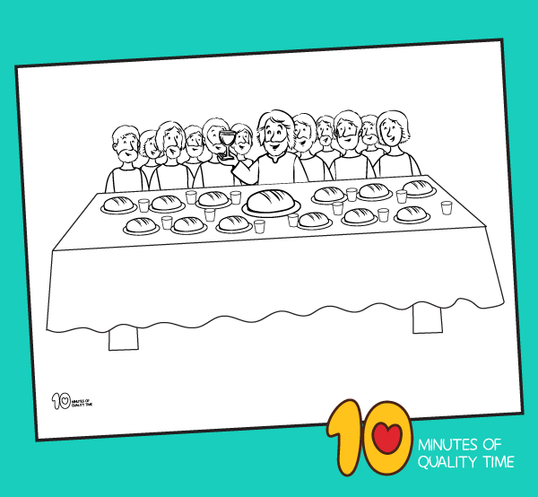 Printable Last Supper Craft Printable Templates