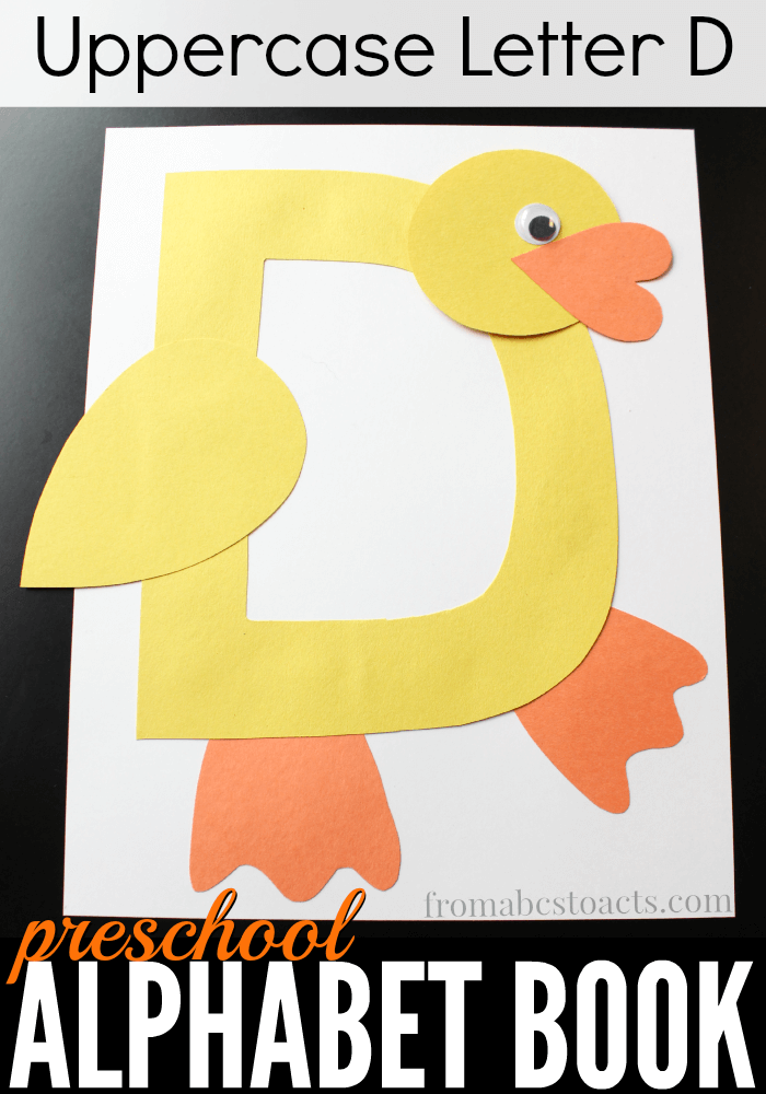 Printable Letter D Crafts Preschool