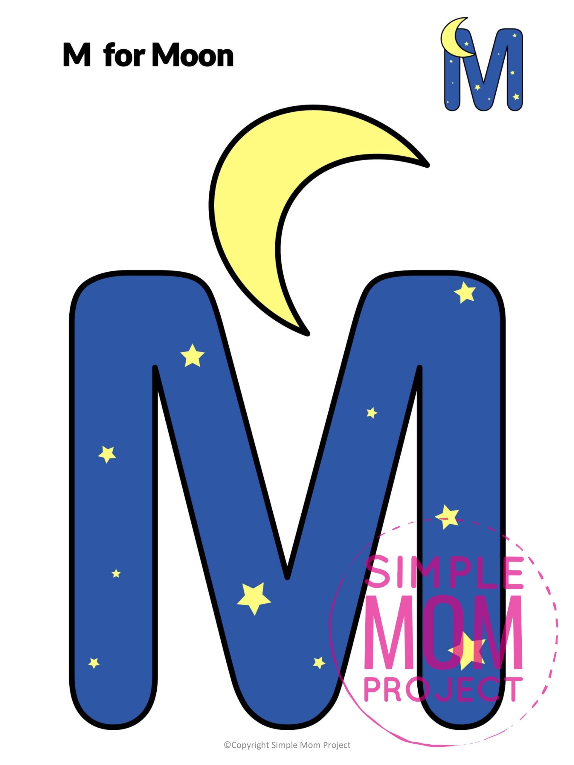 Printable Letter M Craft Template Printable Templates Online By Paul