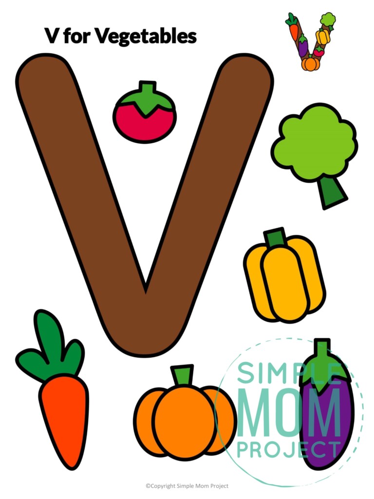 Printable Letter V Crafts