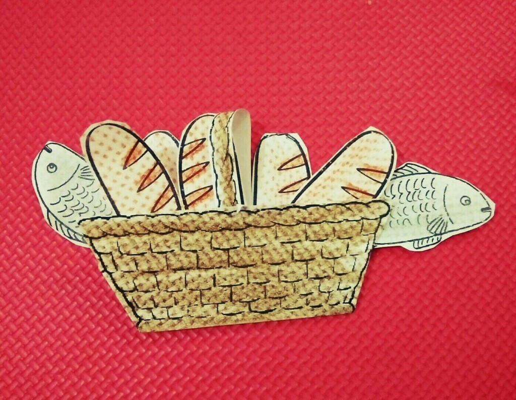 Printable Loaves And Fishes Craft Activity