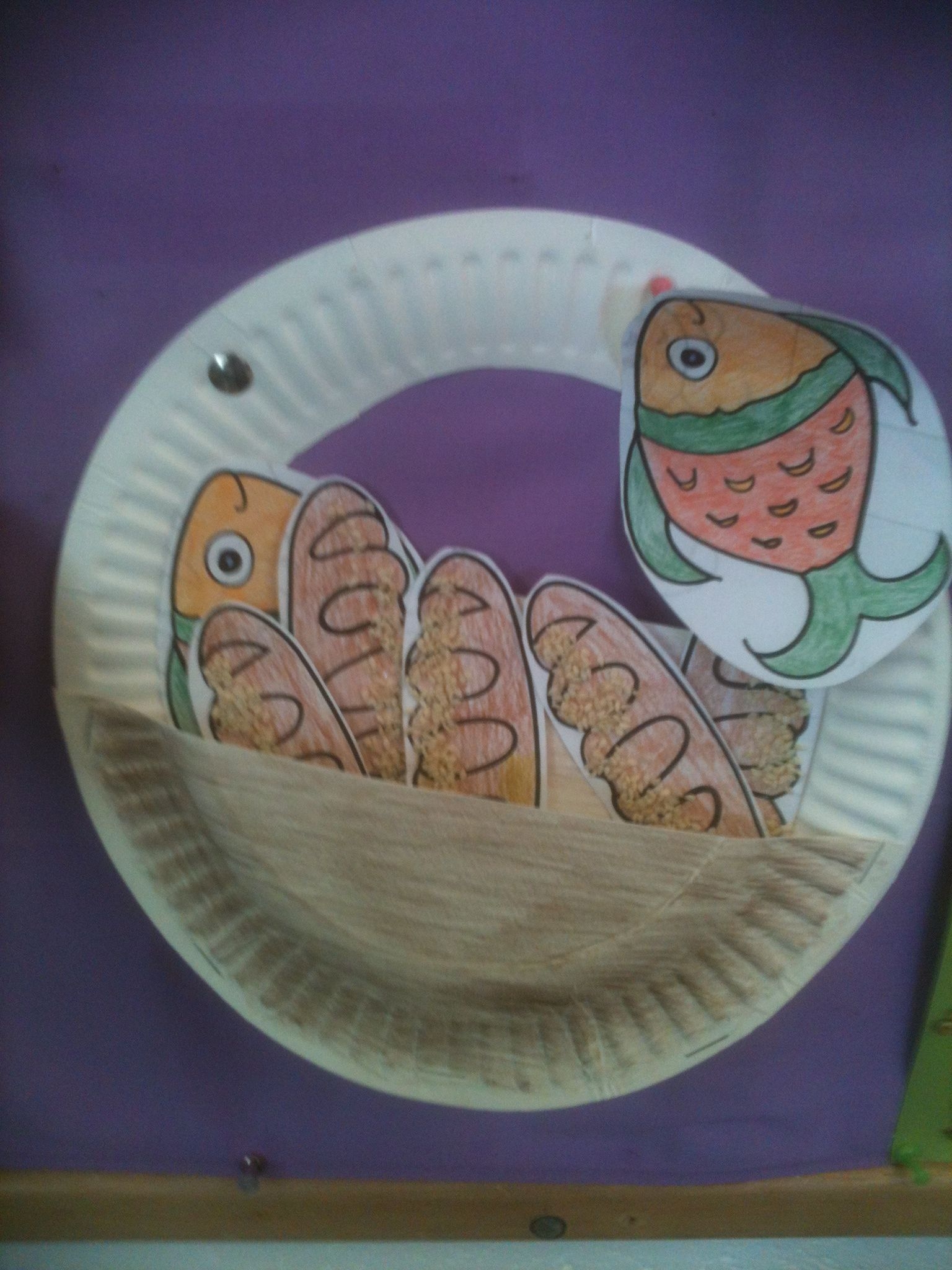 Printable Loaves And Fishes Craft Activity Printable Word Searches