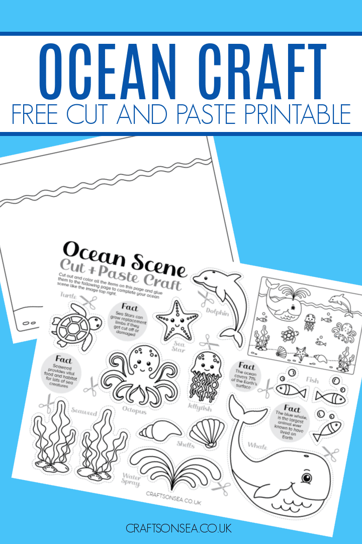 Printable Ocean Craft FREE PDF Crafts On Sea
