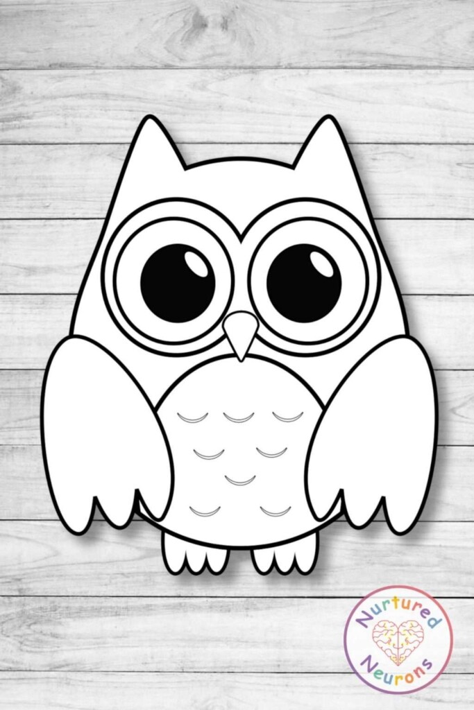 Printable Owl Template For Kids
