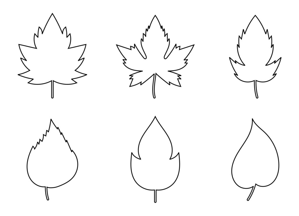 Printable Paper Leaves Template Printable Leaves