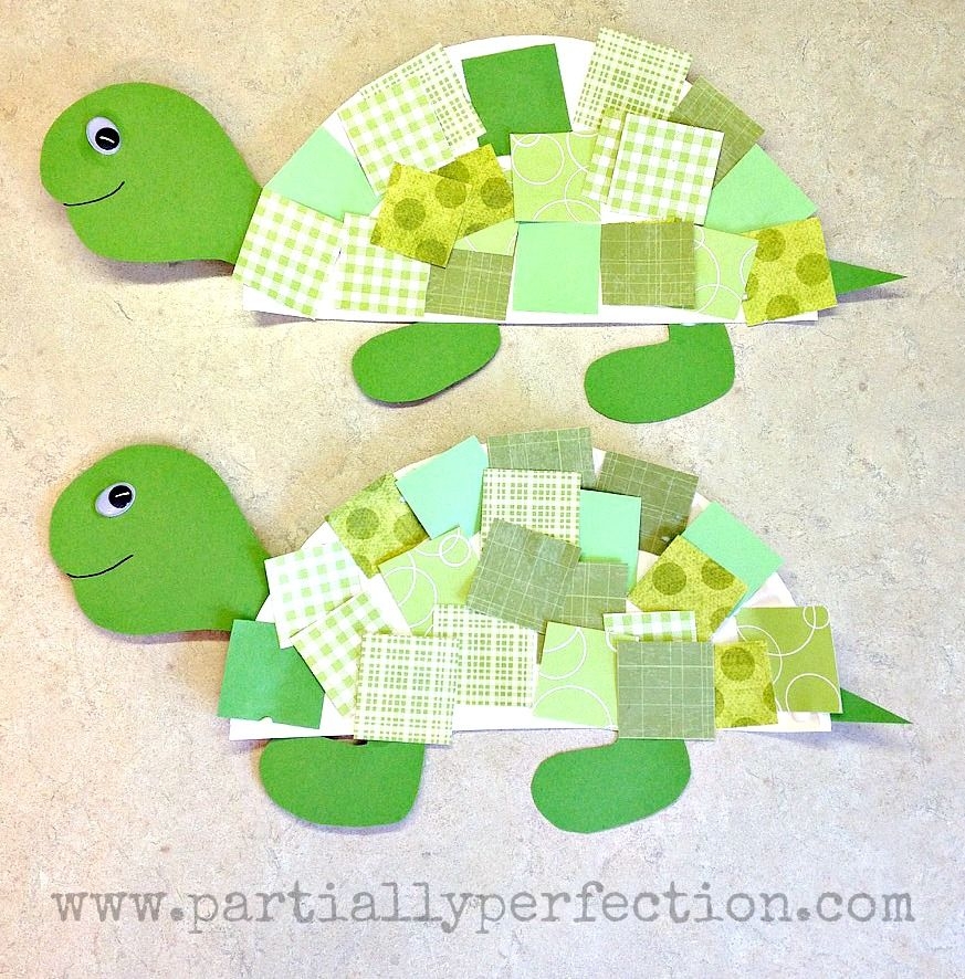 Printable Paper Plate Turtle Craft