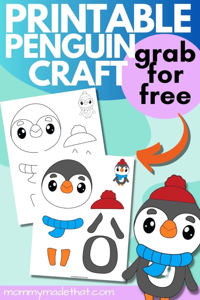 Printable Penguin Craft With Free Template 