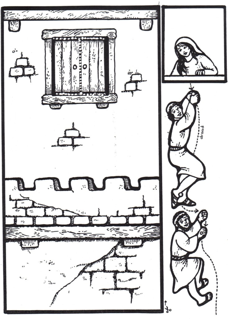 Printable Rahab And The Spies Craft Printable Calendars AT A GLANCE