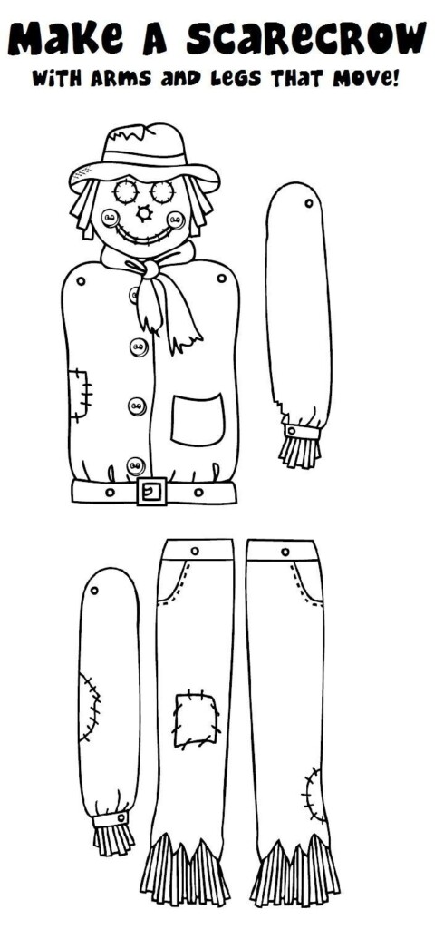 Printable Scarecrow Template Printable Word Searches