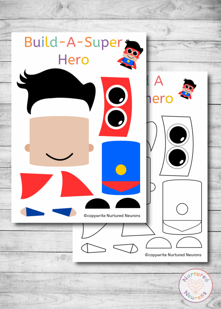 Printable Superhero Arts And Crafts