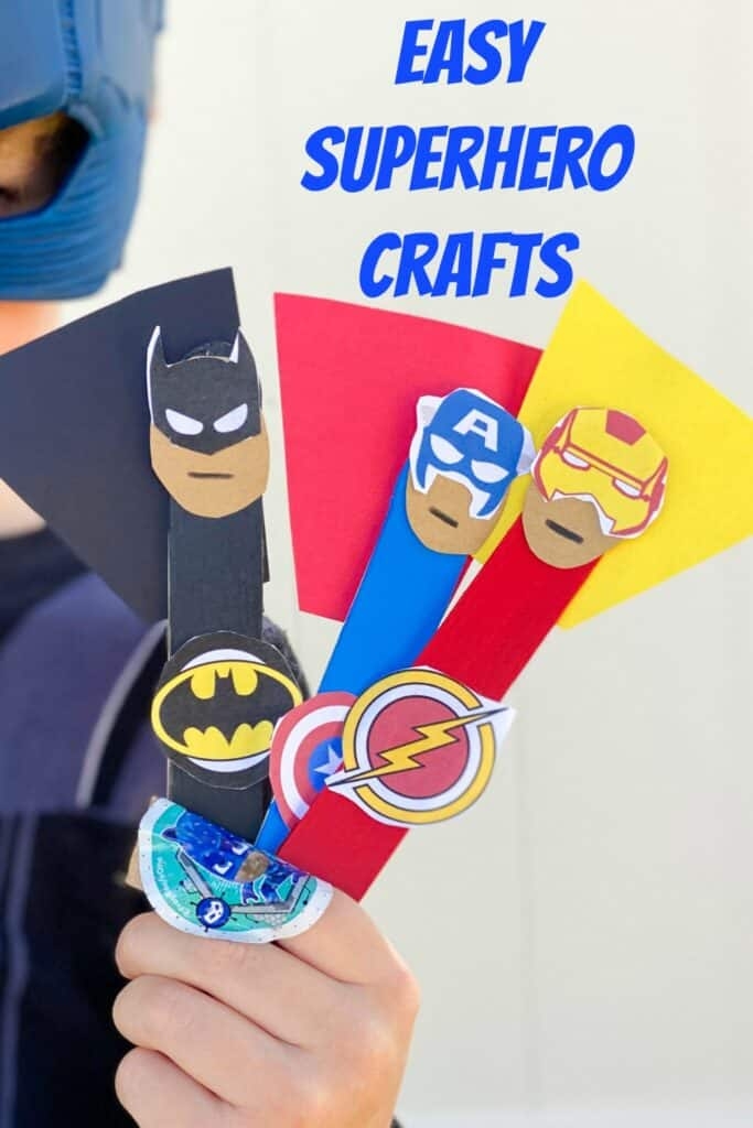 Printable Superhero Arts And Crafts Start By Printing Out The Template 